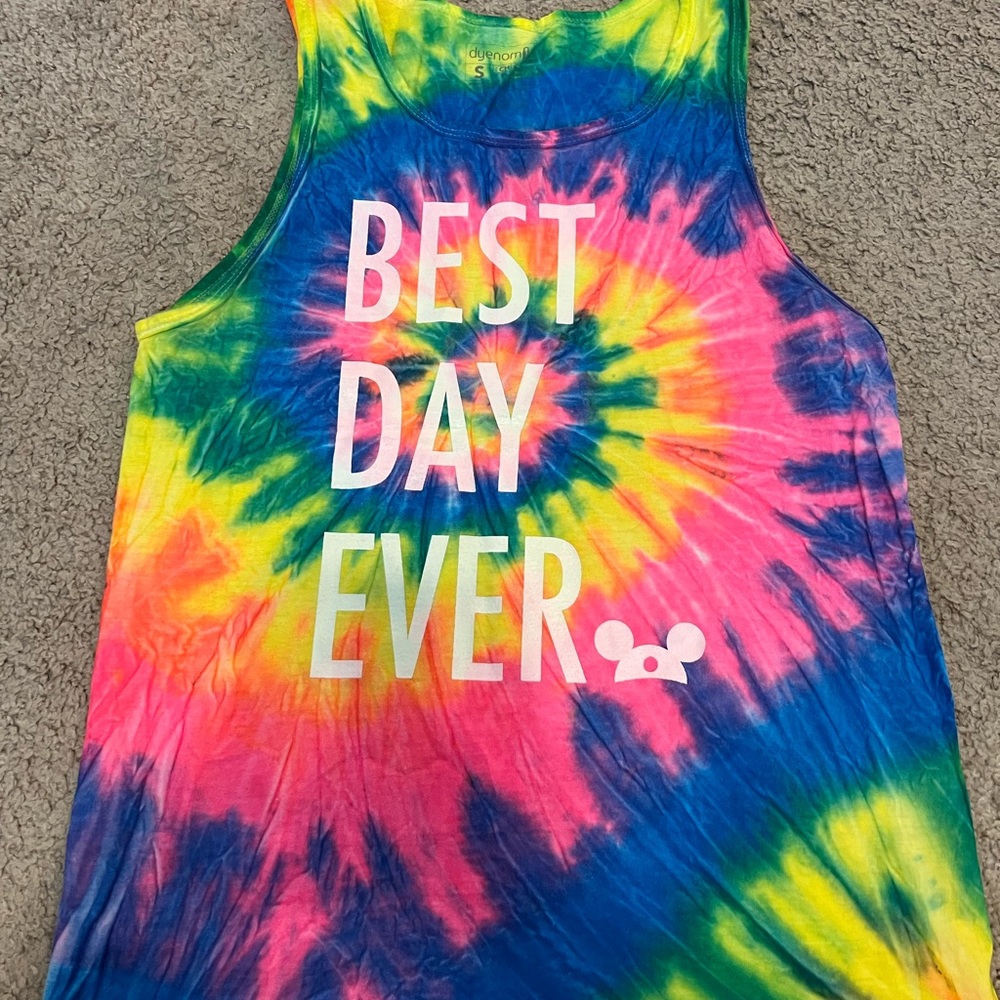 Best Day Ever DISNEY Tie Dye Tank